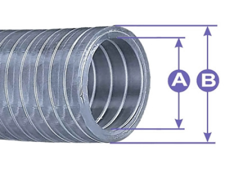 Шланг ПВХ армированный стальной проволокой, внутренний диаметр 12 мм